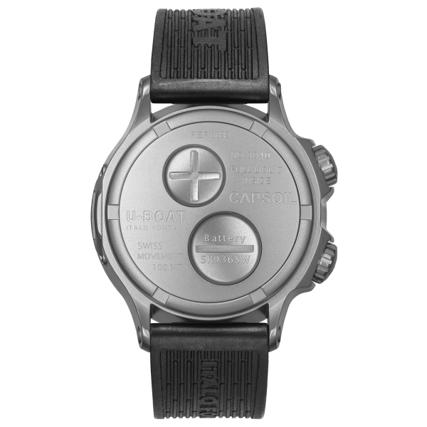 U-Boat Capsoil DOPPIOTEMPO SS RED REHAUT Quarz Armbanduhr Ref. 8839 NEU