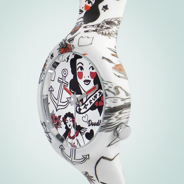 Doodle Uhr ROCKABILLY TATTOO DOODLE WATCH DOTA003 NEU