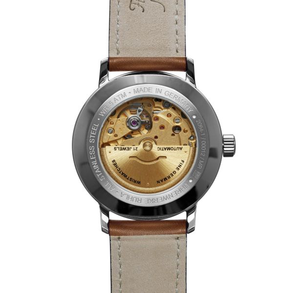 Bauhhaus "Dessau" Herren Armbanduhr Date Automatic Ref.: 2064-1 NEU