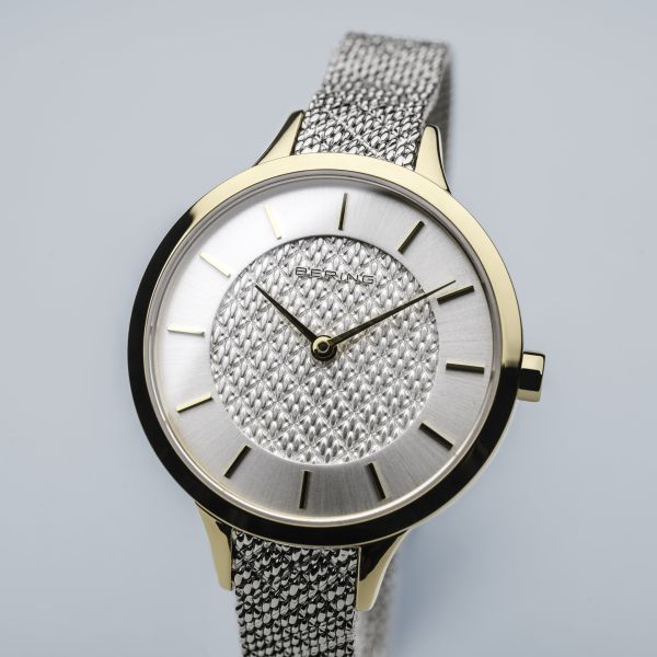 BERING Damen Armbanduhr Classic gold glänzend 17831-010 NEU