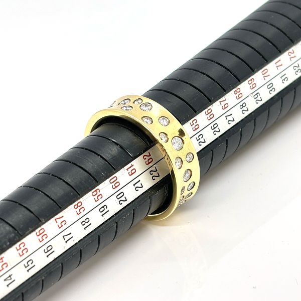 Ring Sternenhimmel 585er Gelbgold ca.1,18 Ct Diamanten im Brillantschliff GR 63 (27791)