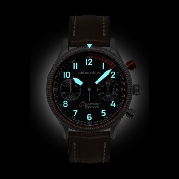 Bauhhaus Aviation "Eurofighter Typhoon" Herren Armbanduhr Quarz Ref.: 2576-2 NEU