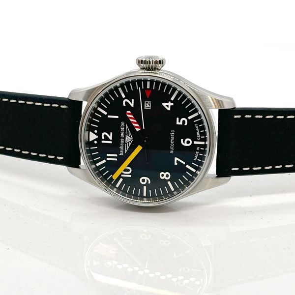 Bauhhaus Aviation Herren Armbanduhr Automatic CM8215 Ref. 2762-5 NEU