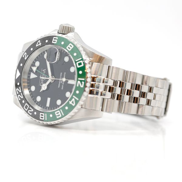 DAVOSA "Ternos" Herrenarmbanduhr GMT Automatik Ref. 16159007 aus 02/23 Restgarantie TOP!