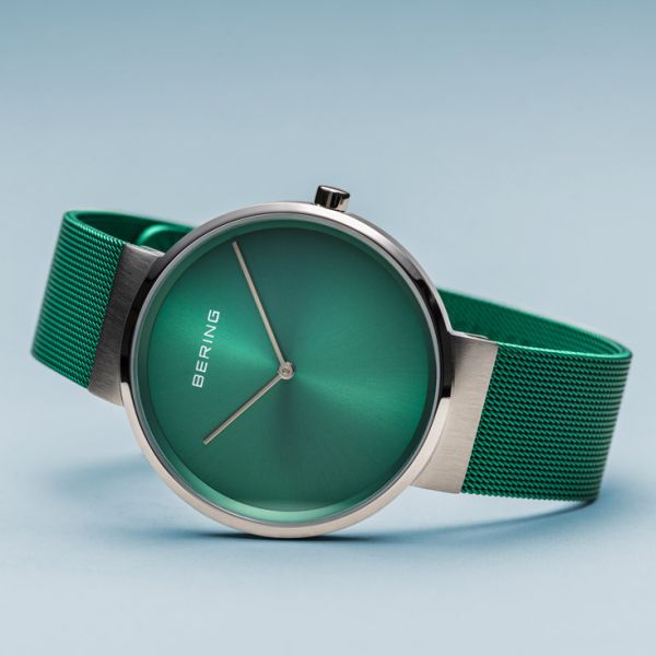 BERING Unisex Armbanduhr Classic silber poliert/gebürstet 14539-808 NEU