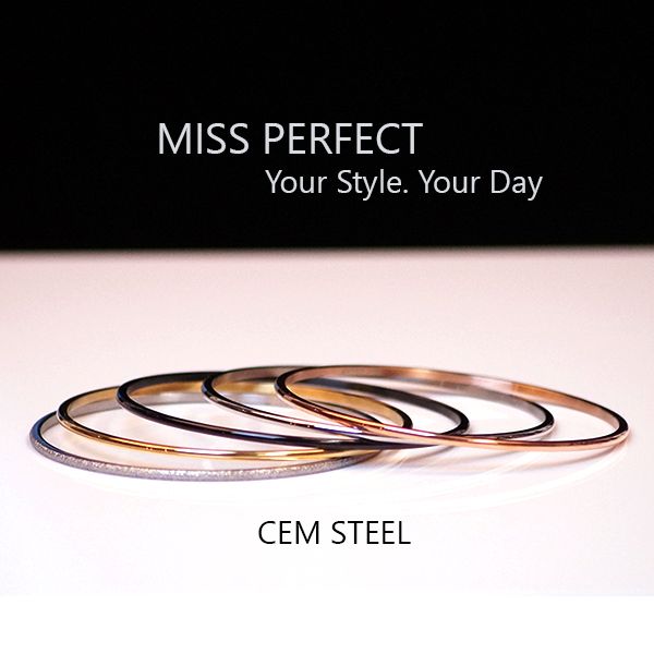 Armreif "Bettelreif" Edelstahl 5tlg. 65 mm