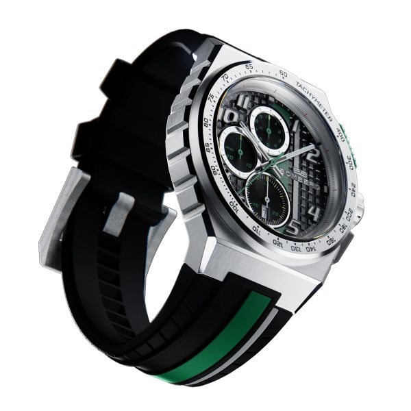 BOMBERG APEX GB Edelstahl Quarz Chronograph NT42CHSP.01-2.12 NEU