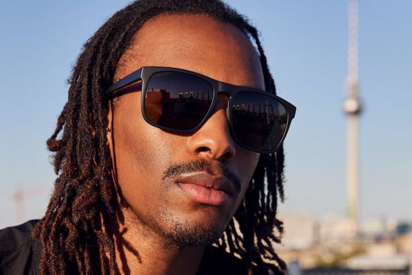 Lilienthal Berlin Sonnenbrille Tempelhofer Black Matte Tortoise Brown S02-G02M-03Z NEU