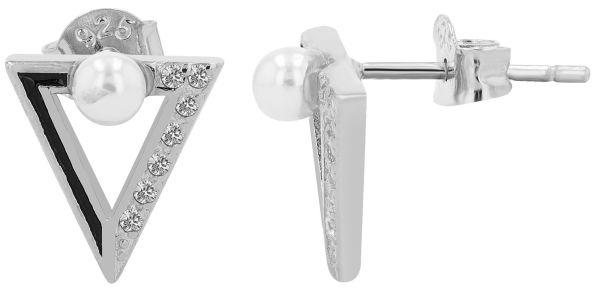 Ohrstecker "Elora" Perle 925er Silber rhodiniert 5300448-002 NEU