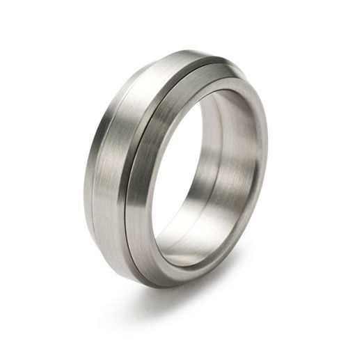 monomania Pure Drehring Edelstahl GR. 57 NEU