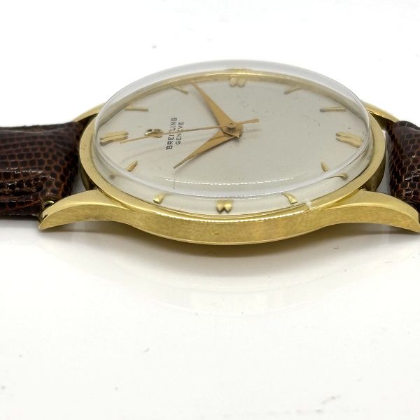 Breitling Vintage 1911 Handaufzug 750er Gelbgold Full Set aus 1969 (27597)