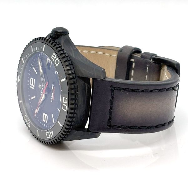 Steinhart Ocean II premium Carbon Black Automatik aus 08/23 frischer Service (36771)