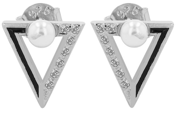 Ohrstecker "Elora" Perle 925er Silber rhodiniert 5300448-002 NEU