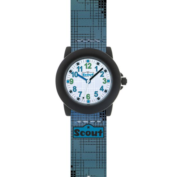 SCOUT Kinder Uhr "CRYSTAL PIXEL" Ø 30 mm Quarz 280305049 NEU