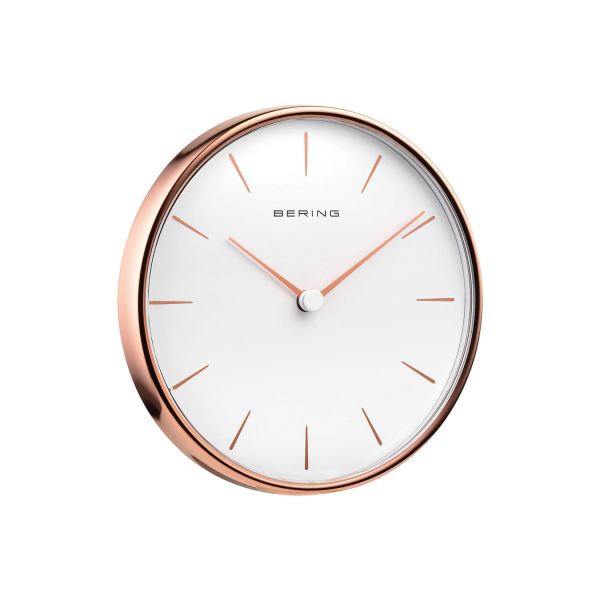 BERING Wanduhr roségold glänzend 162 mm 90162-64R NEU