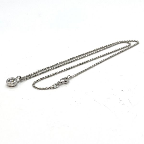 Collier "SOLITÄR" Ankerkette 585er Weißgold 0,25 Ct Diamant im Brillantschliff Länge 42 cm NEU