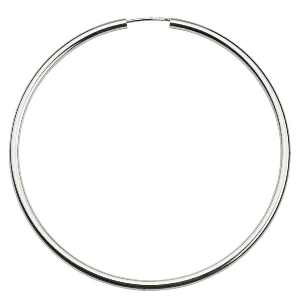 Creolen Runddrahtcreolen 925er 60/2,4 mm