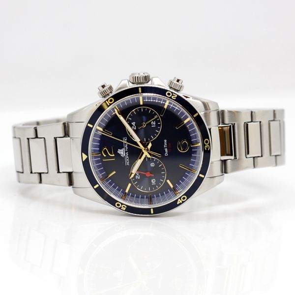 Adora Nautic Armbanduhr Dual Time AN2315 Zifferblatt blau/ gold