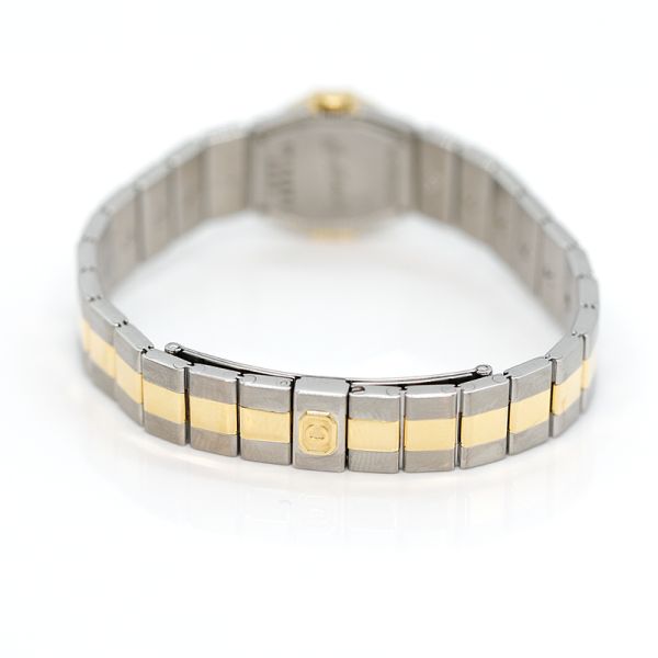 Chopard St Moritz Ref. 8067 Stahl/ Gold Quarz mit Brillant Lünette