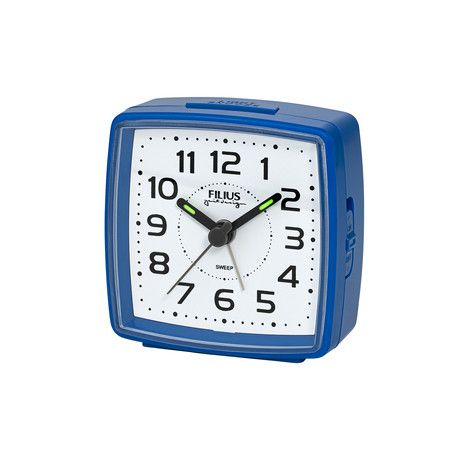 Filius Zeitdesign Quarzwecker blau Ref. 0600 NEU
