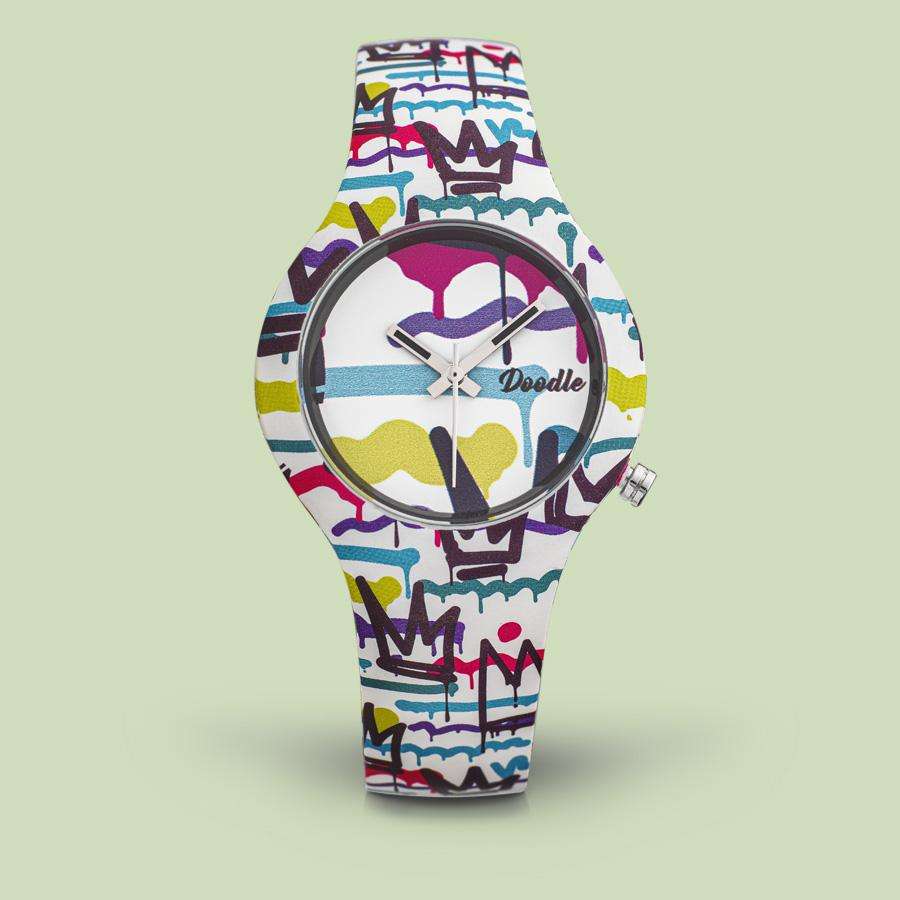 Doodle Damen Uhr SPRAY PAINT DOODLE WATCH DO35018 NEU Doodle