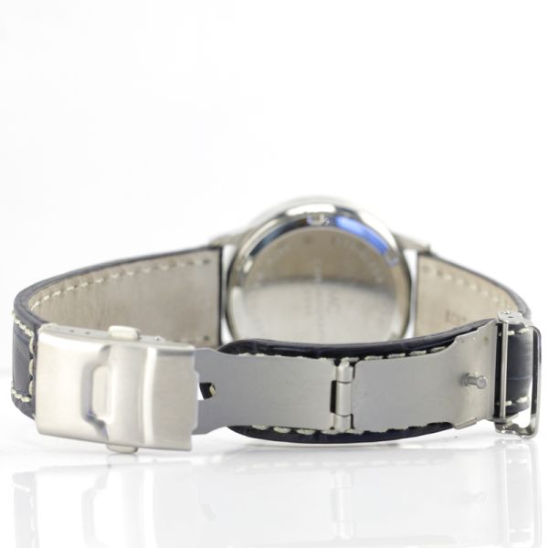 MC Damen Chronograph Damen Armbanduhr Edelstahl blaue Zirkonia (P13)