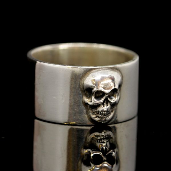 Ring "SKULLY" 925er Silber Gr 60 NEU
