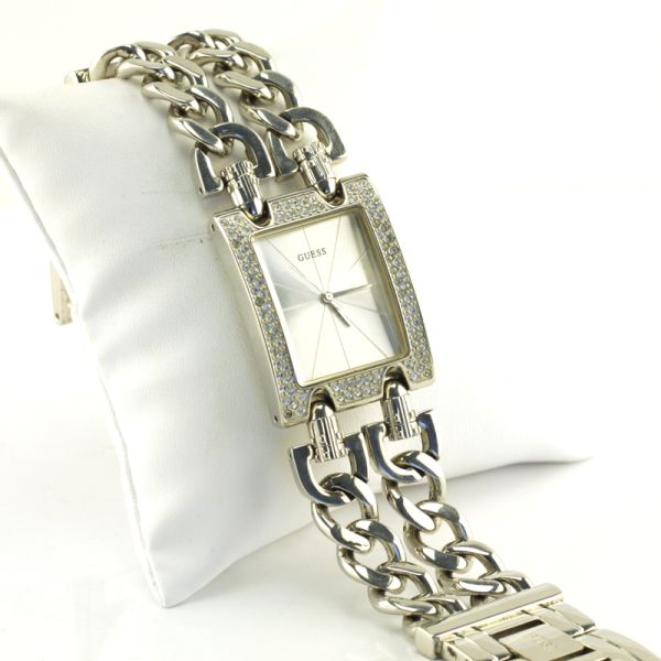 GUESS Damen Armbanduhr Panzer Armband Edelstahl (4692)