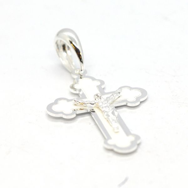 Anhänger Kreuz Jesus 925er Silber 40 x 82 mm NEU