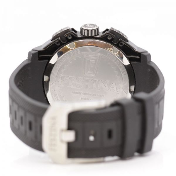 FESTINA Herren Armbanduhr Edelstahl IP Black Chrono Bike F16971 (12265)
