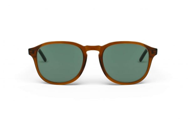 Lilienthal Berlin Sonnenbrille Schönhauser Brown Glossy Green S03-A05S-01Z NEU