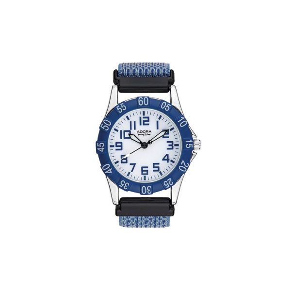 Adora Young Line Kinder Armbanduhr AY4484 Klettband Ø 34 mm NEU