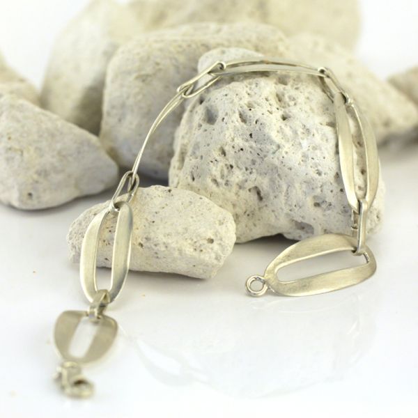 Silber Armband Gliederarmband 925er Silber 180 mm (134)