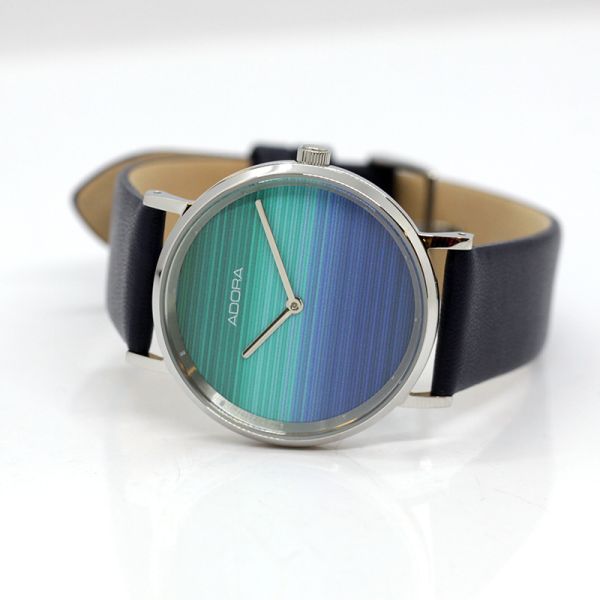 Adora Damen Armbanduhr Edelstahl Farbverlauf im Zifferblatt (AT5558)