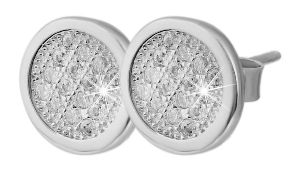 Schmuckset (Anhänger+Ohrstecker)"Swea" 925er Silber rhodiniert Zirkonia 5360044-001 NEU