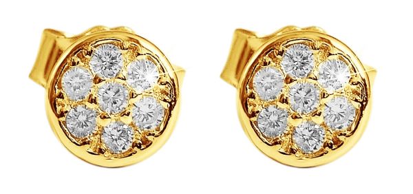 Ohrstecker "Romy" 925er Silber vergoldet Zirkonia 5300222-003 NEU