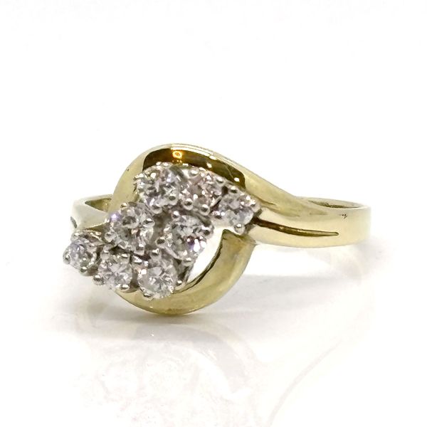 Diamant Ring 585er Gelbgold GR 65 ca. 0,72 Ct Diamanten im Brillantschliff (25759)