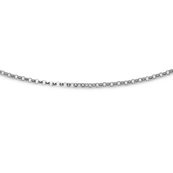 DUR Kette "Erbskette" 925er Silber rhodiniert 3,3 mm Länge 45 cm K2309 NEU