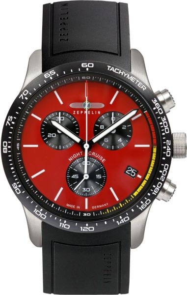 Zeppelin Herren Chrono Night Cruise Ref.7288-5_KB ETA G10.212 inkl. Wechselband NEU
