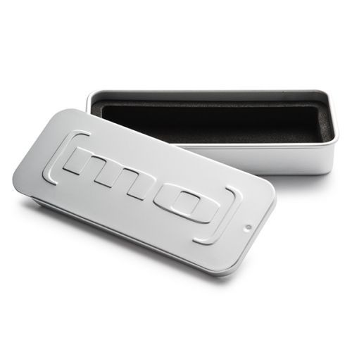 monomania Schlüsselanhänger "Atomic" Leder / Edelstahl NEU