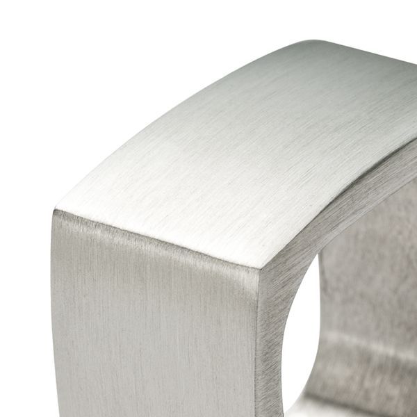 monomania Herren Ring PURE classic fit Edelstahl GR 64 12 mm