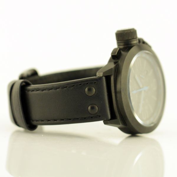 TW STEEL TW904 Canteen Style Chronograph Edelstahl PVD schwarz 45 mm Gebraucht Neuwertig