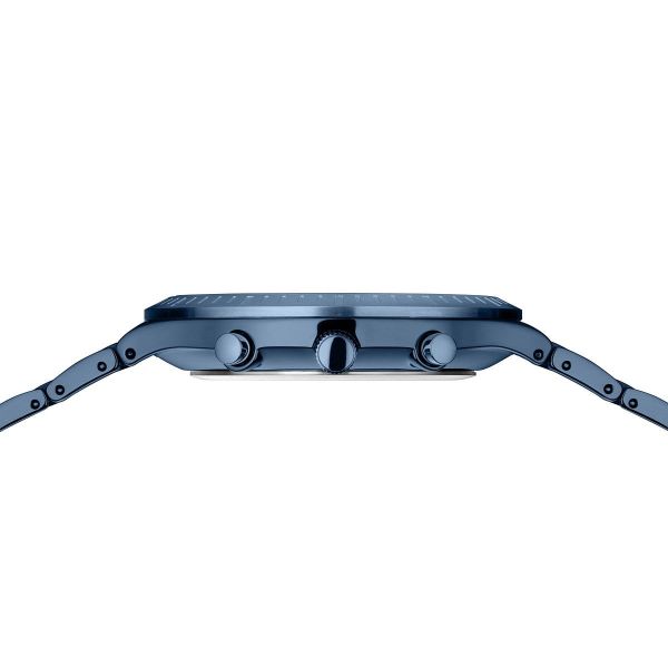 BERING Herren Armbanduhr Titan Chrono blau gebürstet 11743-797 NEU