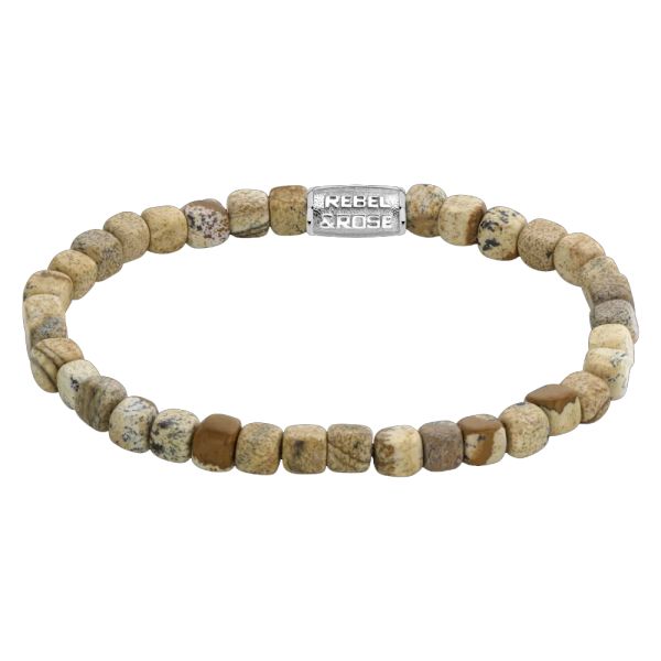 Rebel & Rose Armband "Roll The Dice - Woodstock" 4 mm RR-40077-S-M 17,5 cm NEU