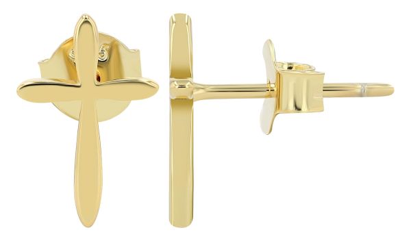 Ohrstecker "Heba" Kreuzohrstecker 925er Silber vergoldet 5300435-001 NEU