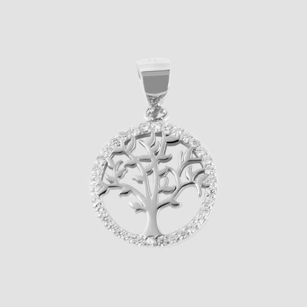 Anhänger Lebensbaum "Makis" 925er Silber rhodiniert Zirkonia 5310064-001 NEU