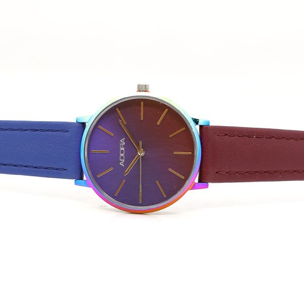 Adora Damen Armbanduhr "Rainbow" Edelstahl AT5591 NEU