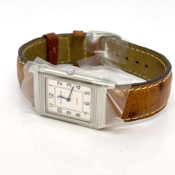 JaegerLeCoultre Reverso Classique Handaufzug Damen Armbanduhr Edelstahl Ref. 250.8.86 (37212)