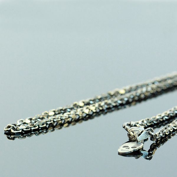 JJJ LA Ankerkette 925er Silber geschwärzt 70 cm (2,9 mm)