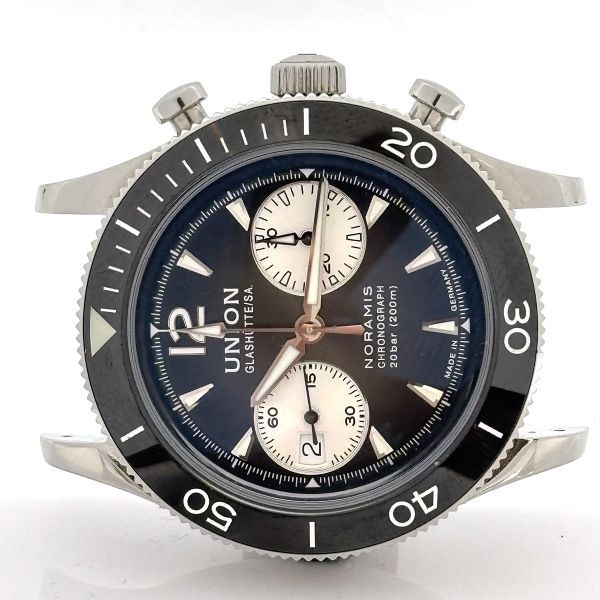 UNION Glashütte Noramis Chronograph Automatic Ref. D012.927A Box und Papiere aus 04/24 (32466)